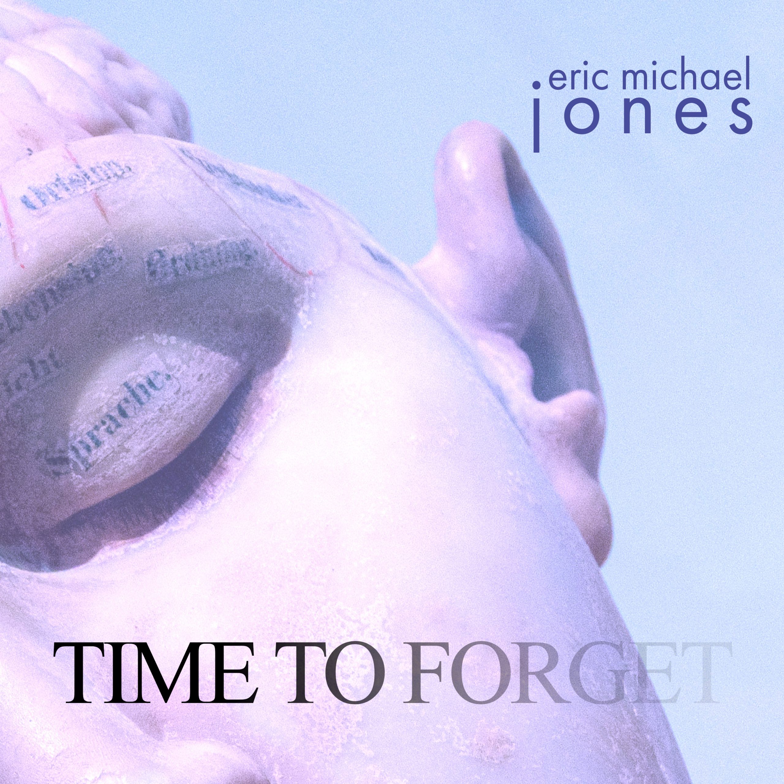 Cover art for Time To Forget showing a sculpture of a head with the brain exposed